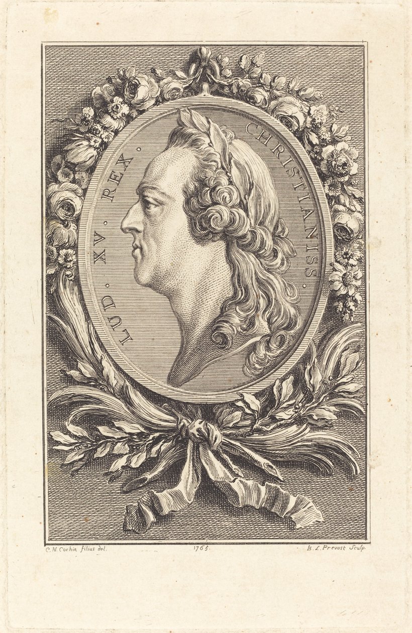 Ludwik XV, 1765. autorstwa Benoit Louis Prevost