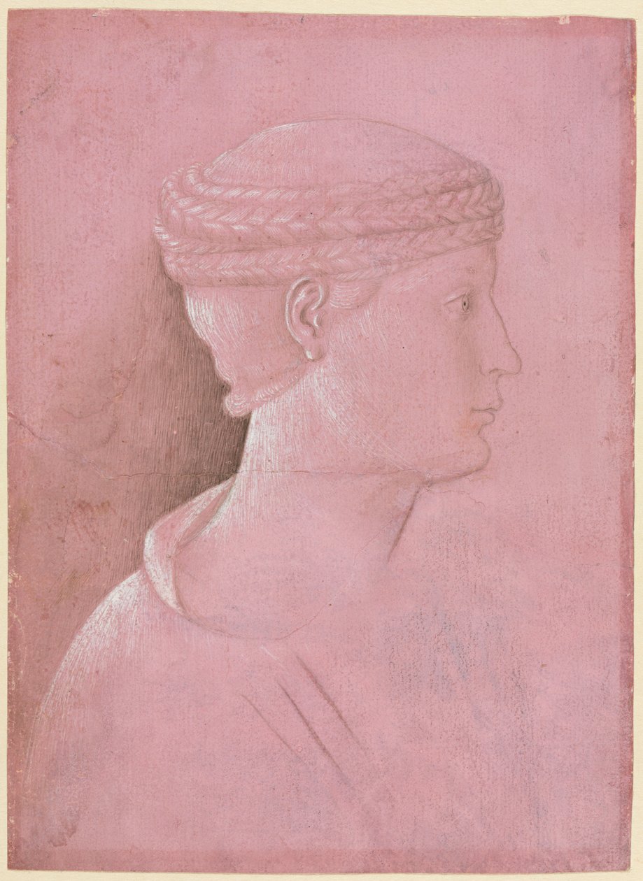Popiersie kobiety prosto, ok. 1900 r. 1458. autorstwa Benozzo Gozzoli