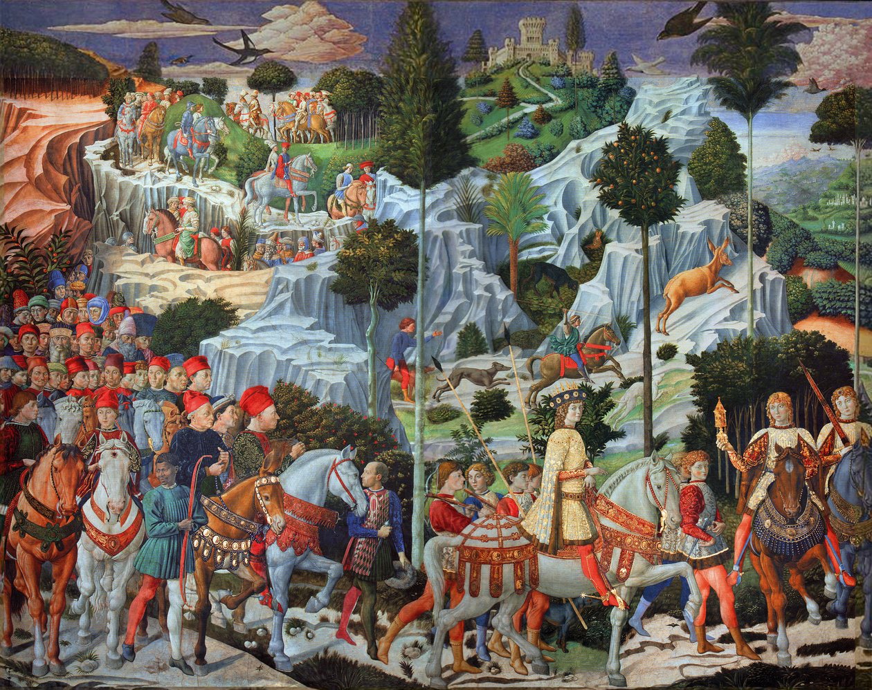 Procesja Najmłodszego Króla autorstwa Benozzo Gozzoli