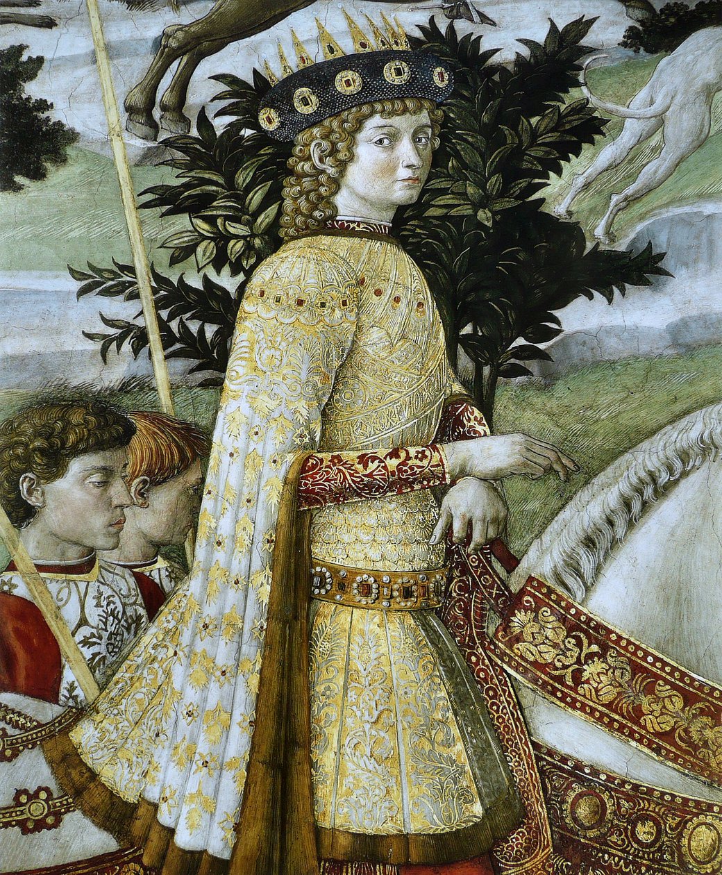Procesja najmłodszego króla autorstwa Benozzo Gozzoli