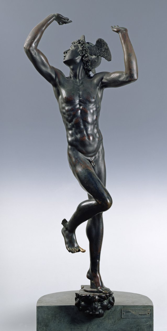 Merkury (brąz) autorstwa Benvenuto Cellini