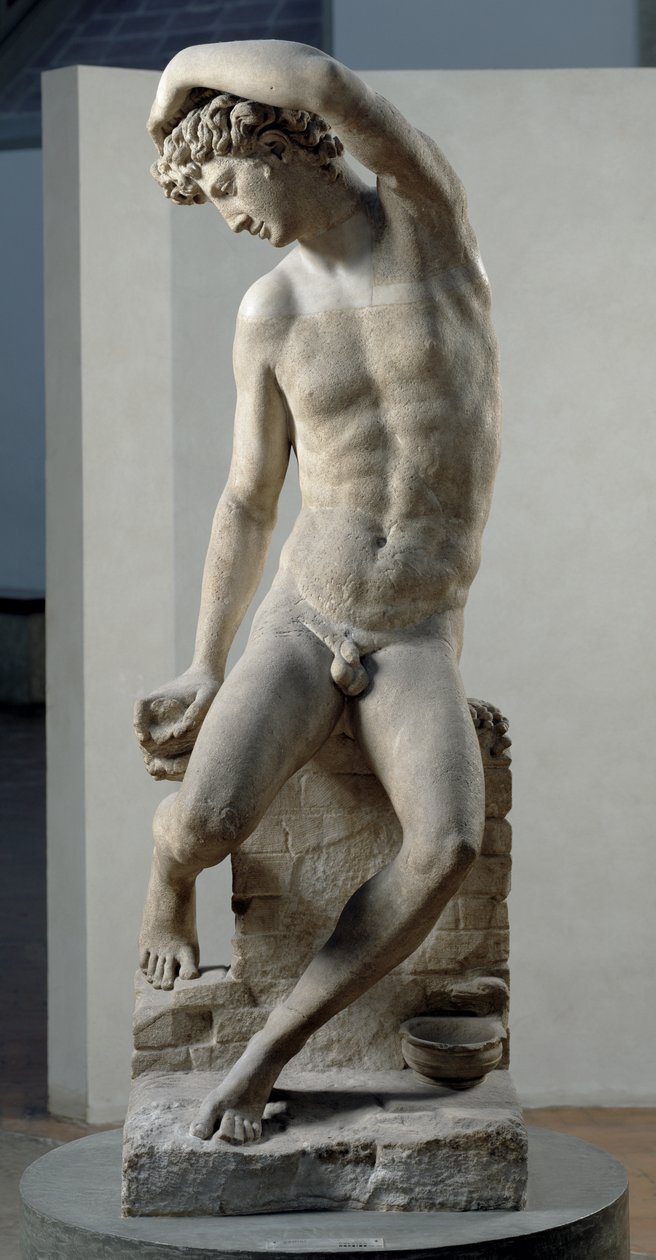 Narcyz, 1548 (marmur) autorstwa Benvenuto Cellini