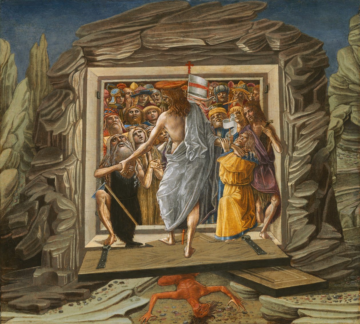 Chrystus w Limbo, prawdopodobnie 1491. autorstwa Benvenuto di Giovanni