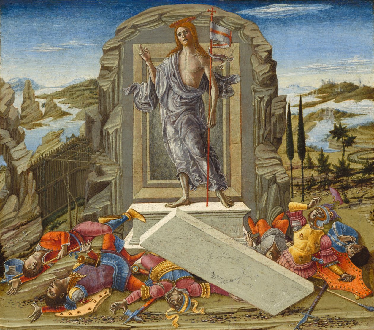 Zmartwychwstanie, prawdopodobnie 1491. autorstwa Benvenuto di Giovanni