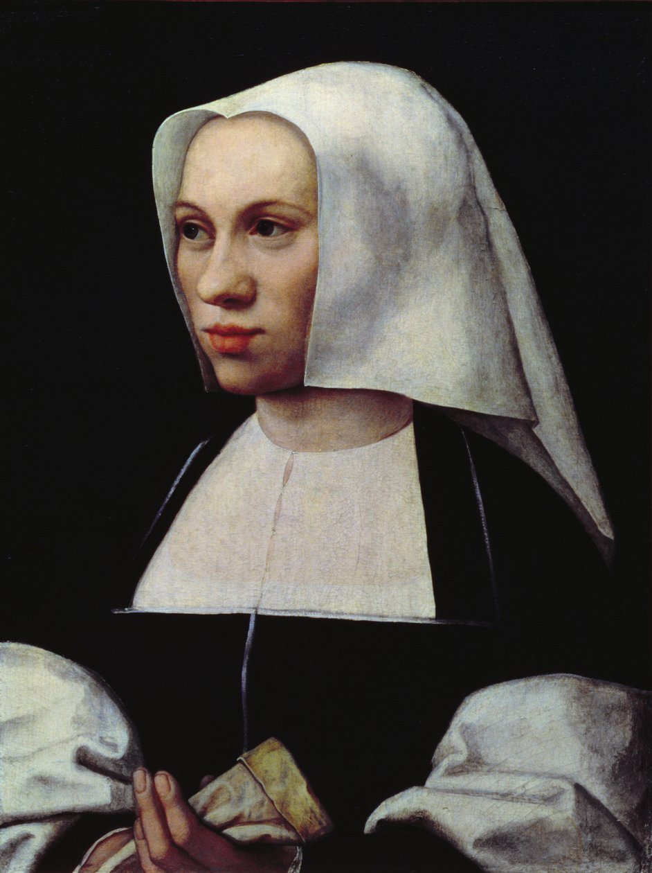 Portret kobiety, ok. 1521-25 (panel) autorstwa Bernard van Orley