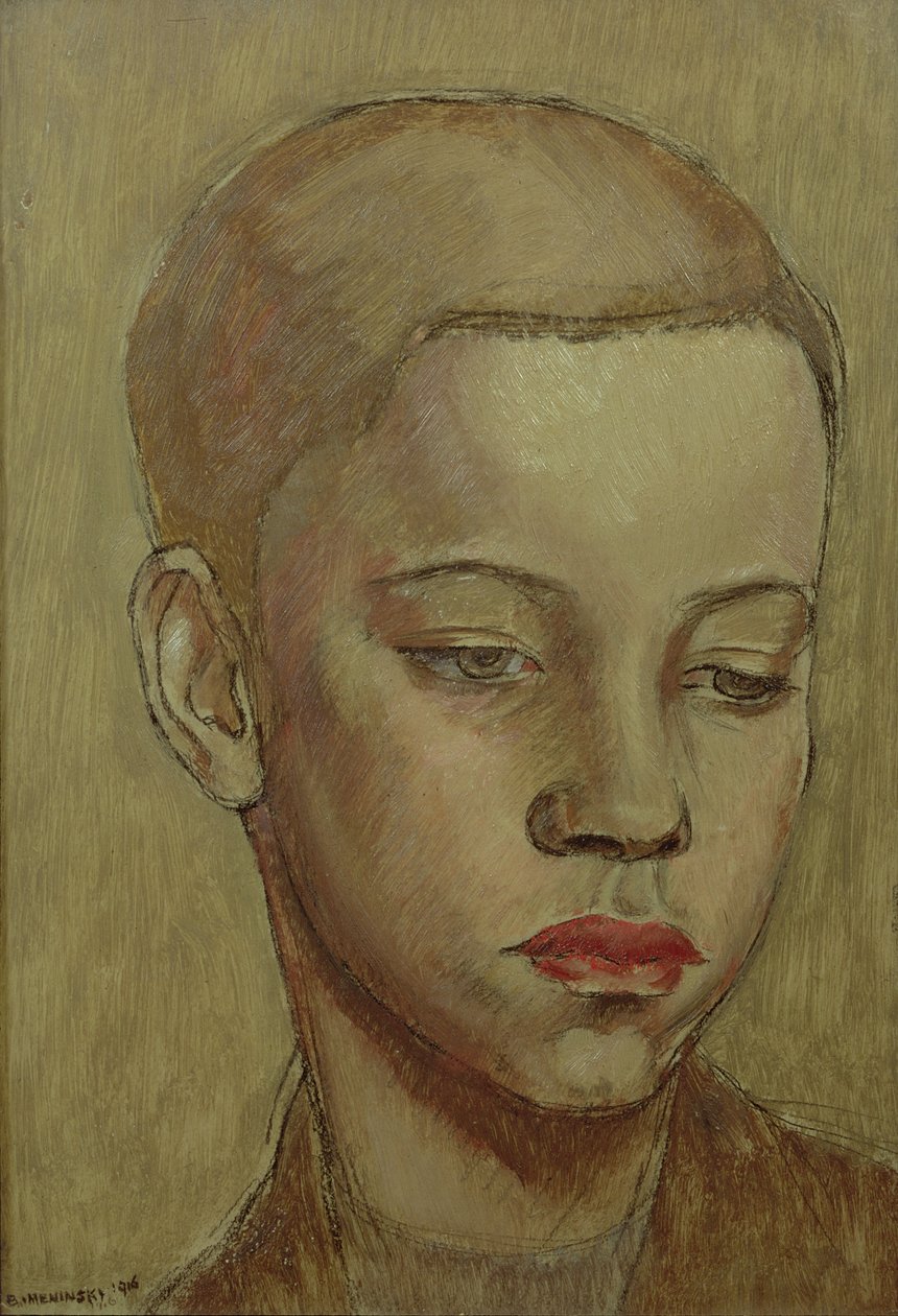 Głowa chłopca autorstwa Bernard Meninsky