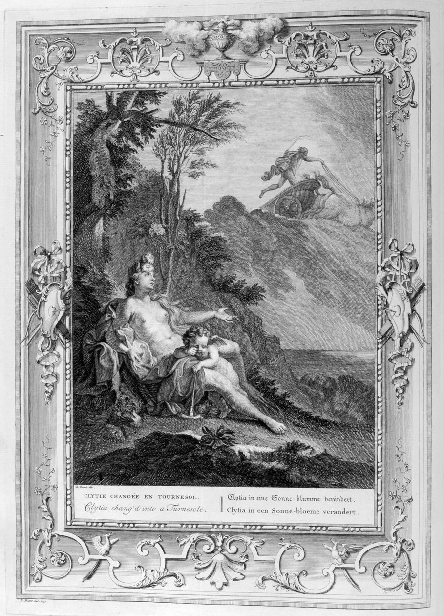 Clythie (Clytie) (grawerowanie) autorstwa Bernard Picart