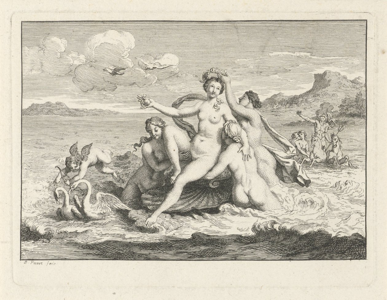 Narodziny Wenus autorstwa Bernard Picart