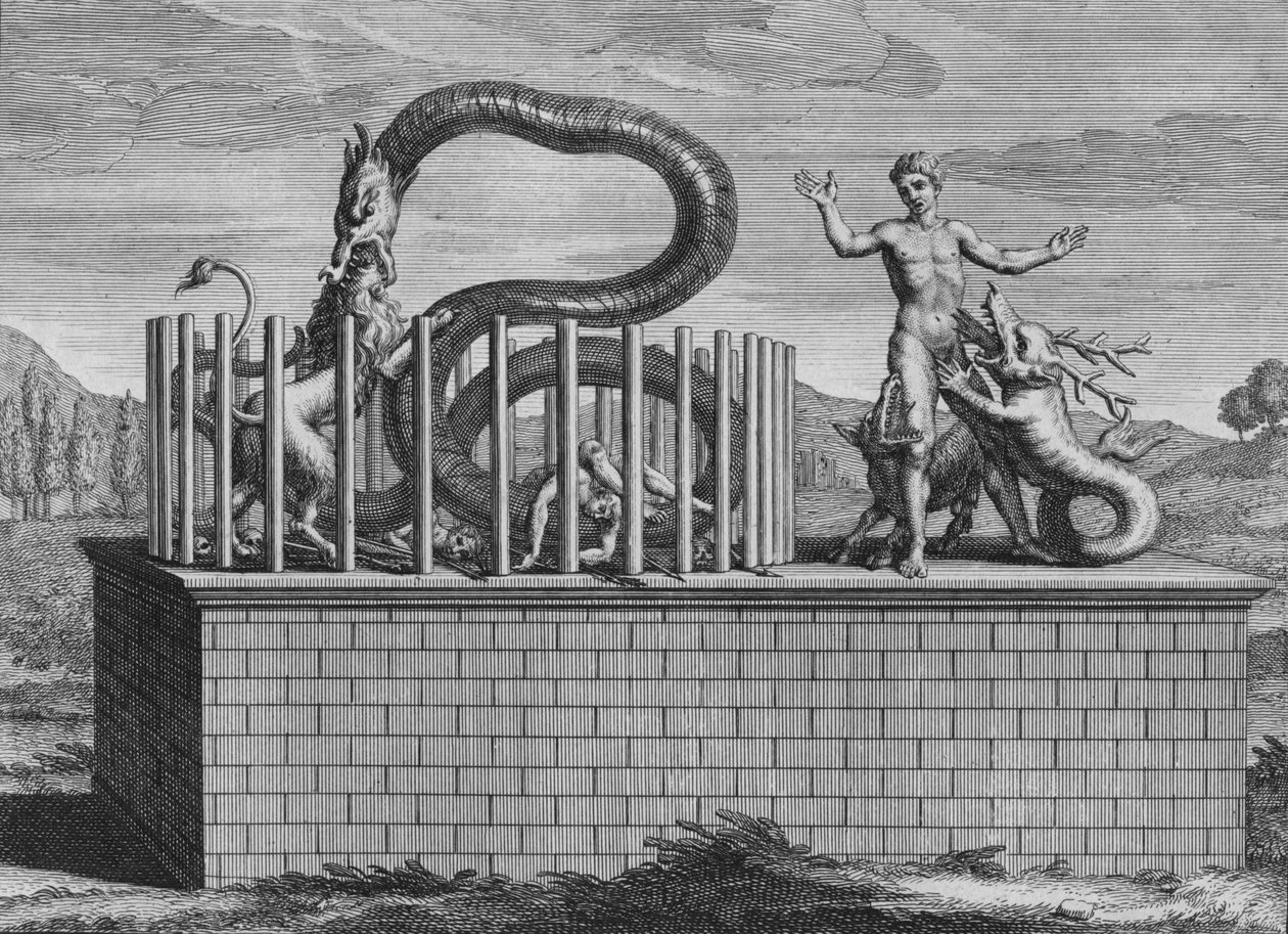 Idole Campeche i Iucatan, 1723. autorstwa Bernard Picart