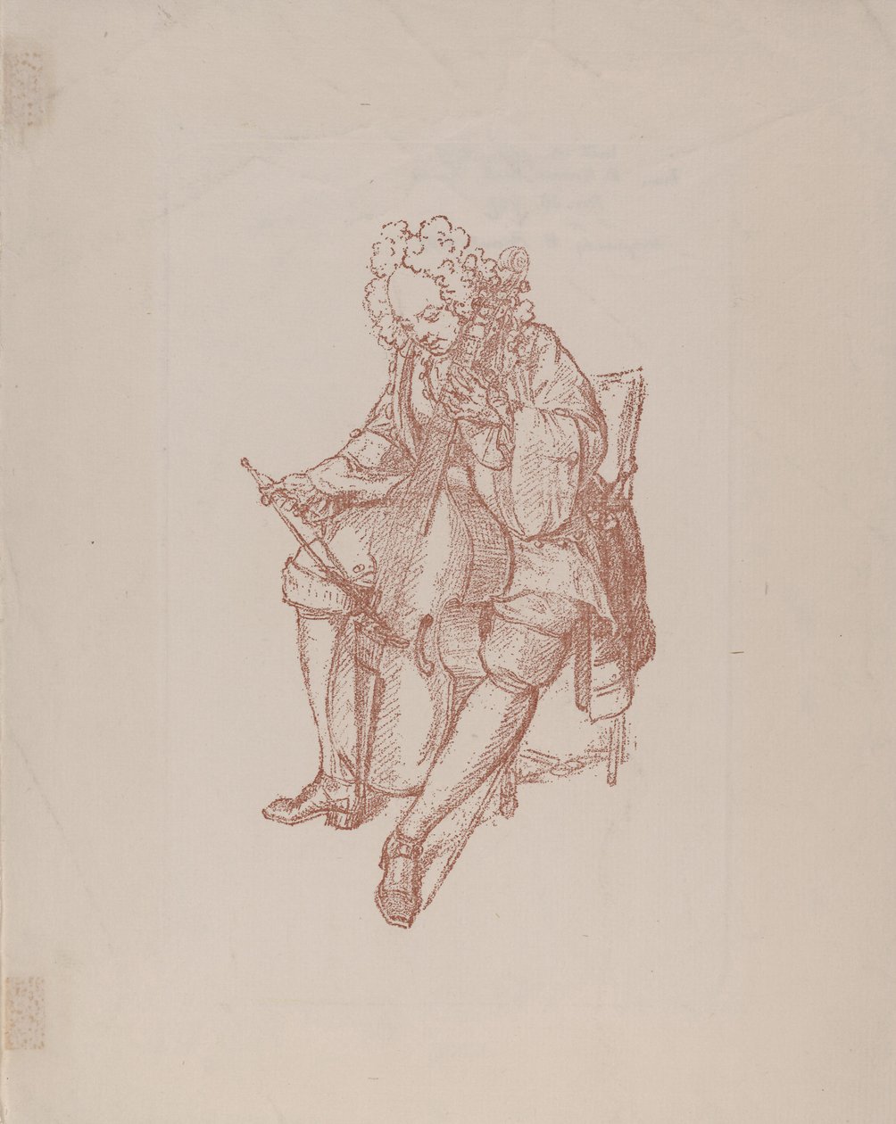 Basista na altówce, 1707 autorstwa Bernard Picart