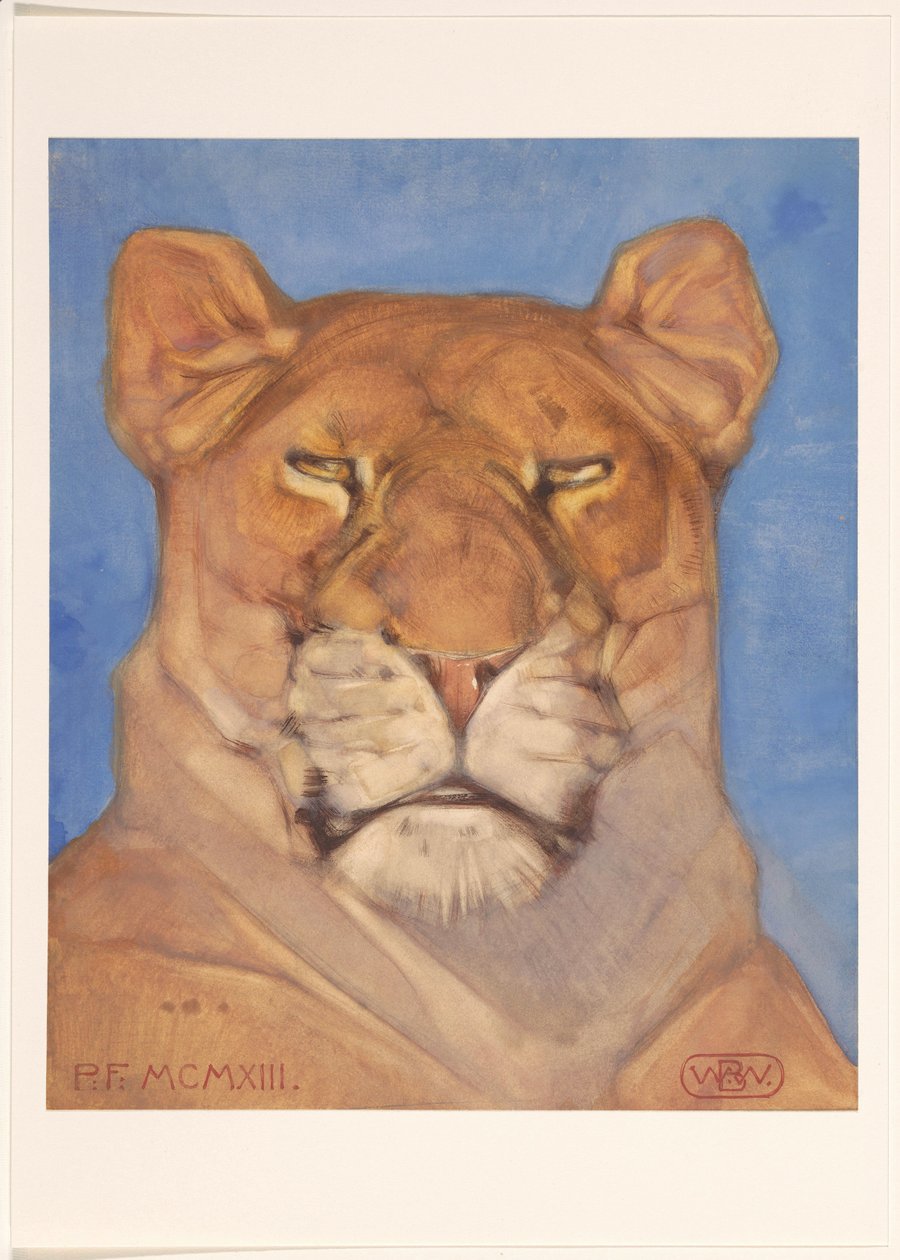 Głowa lwicy autorstwa Bernard Willem Wierink