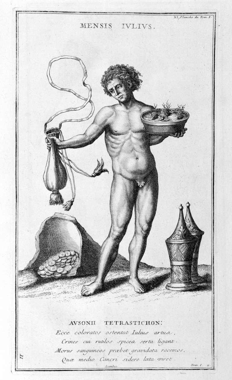 Reprezentacja z lipca 1757 r. autorstwa Bernard de Montfaucon
