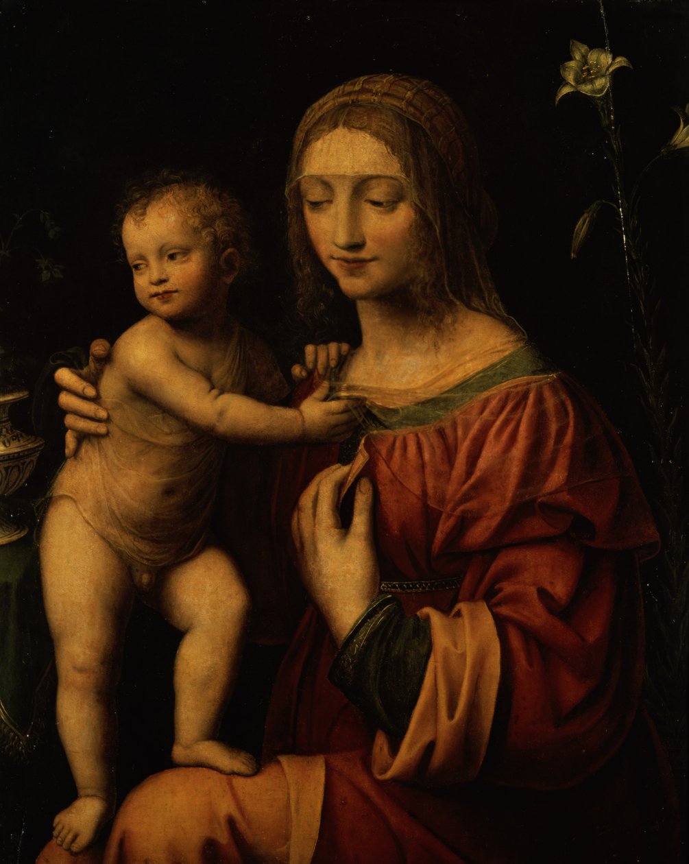 Dziewica i Dziecko autorstwa Bernardino Luini