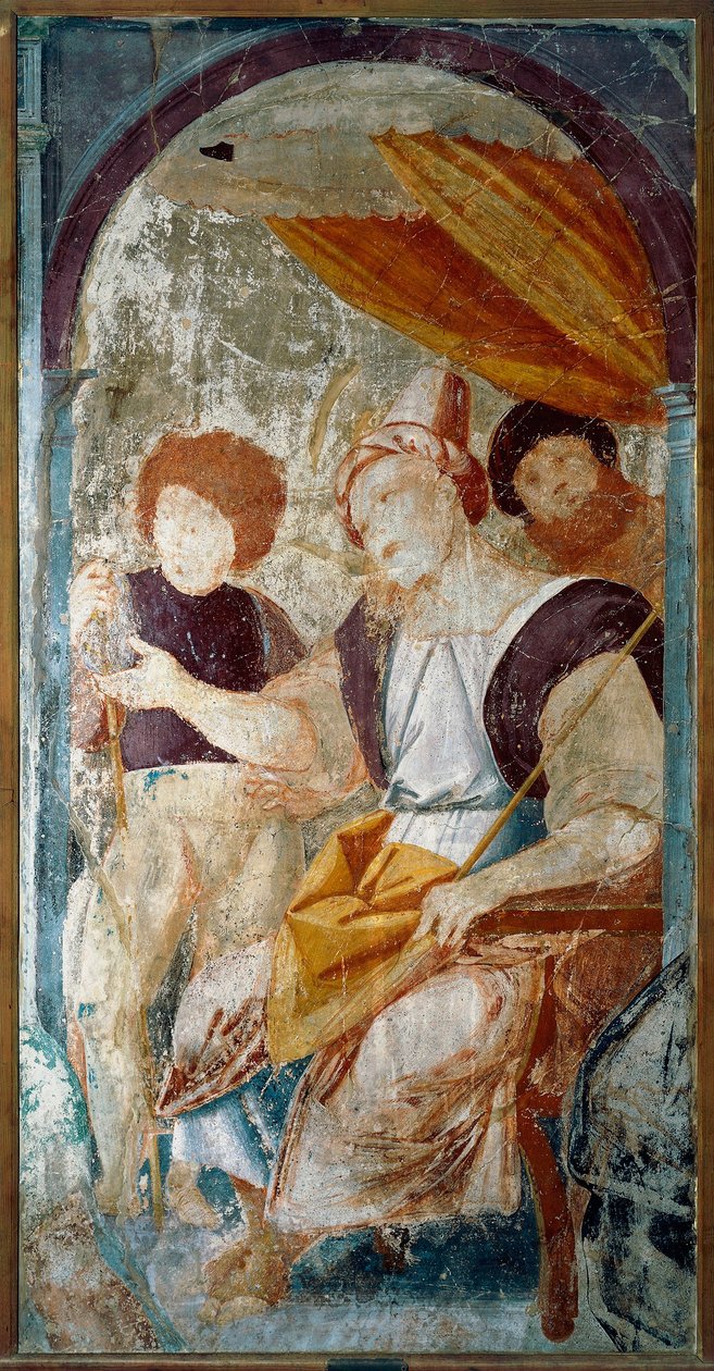 Włochy, Varallo, fragment obrazu Biczowanie autorstwa Bernardino Lanino