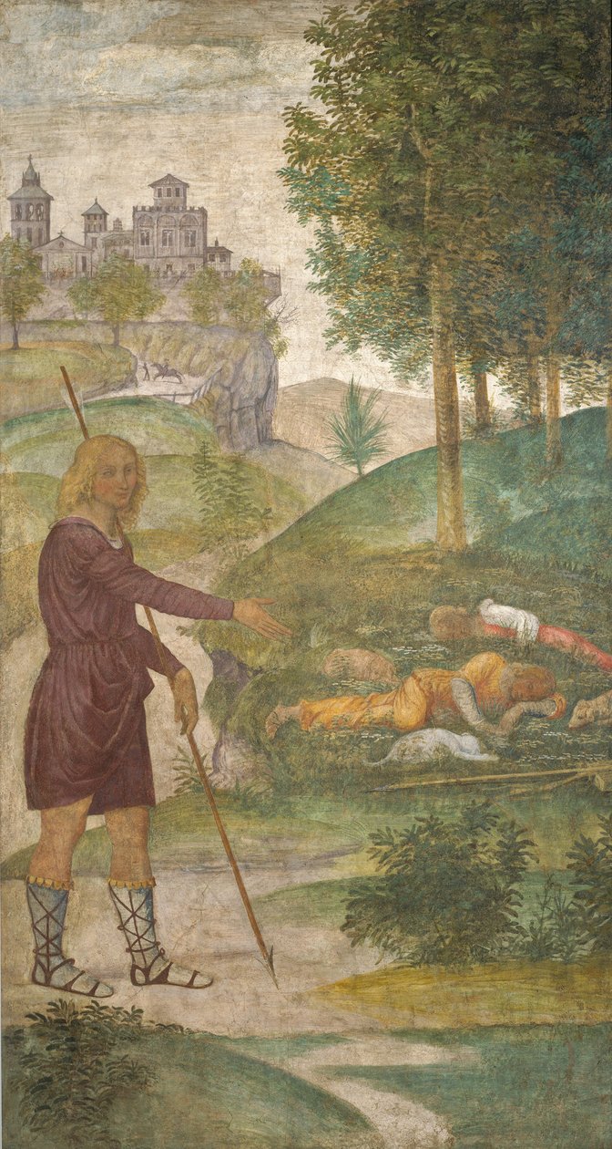 Cefalus i nimfy, ok. 1930 15201522. autorstwa Bernardino Luini