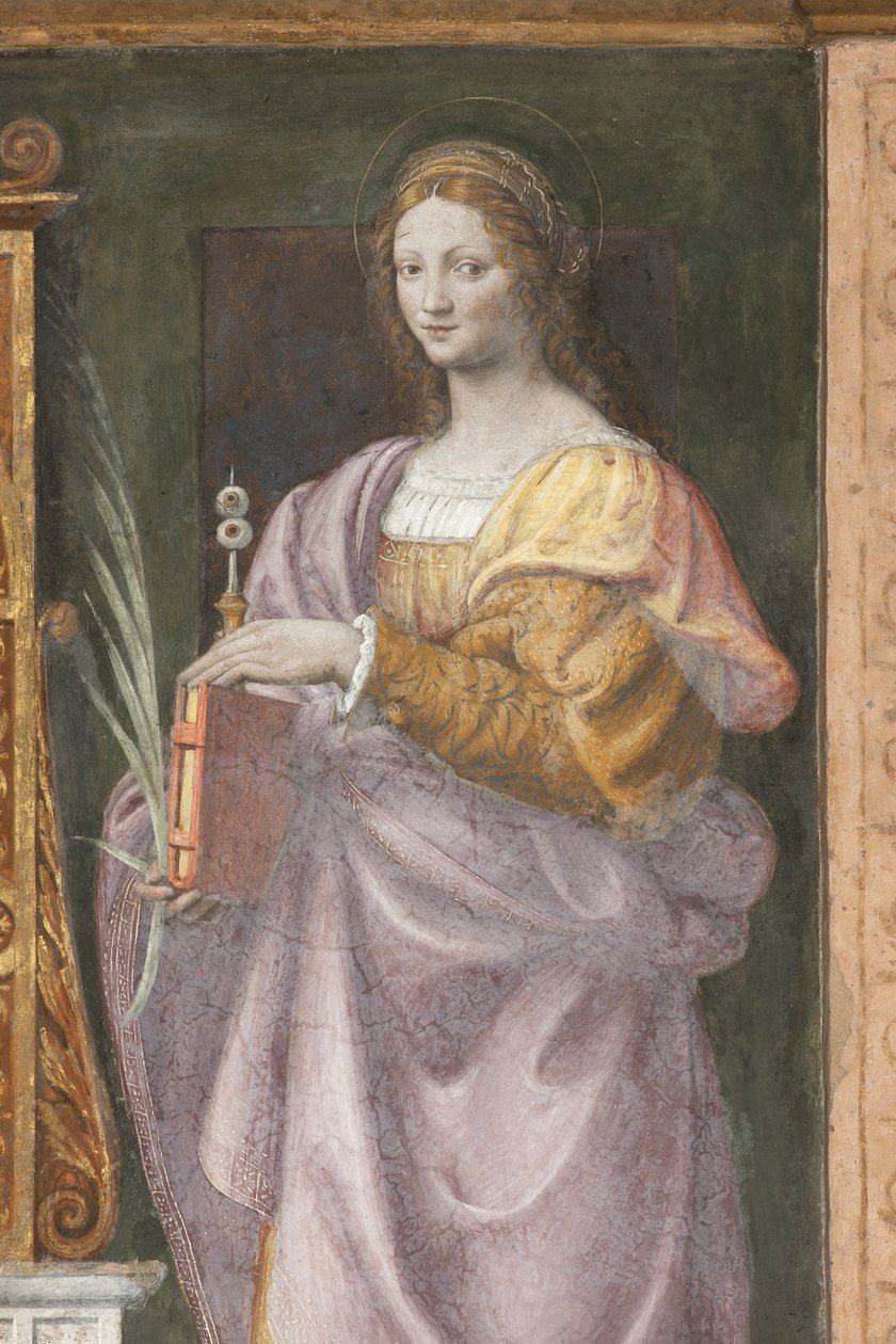 Św. Łucja, ok. 1522-25 (detal 3497192) autorstwa Bernardino Luini
