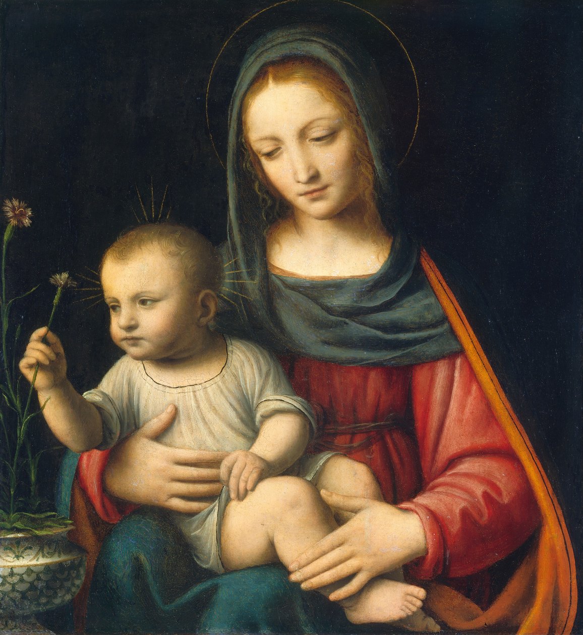 Madonna Goździka, c. 1515. autorstwa Bernardino Luini