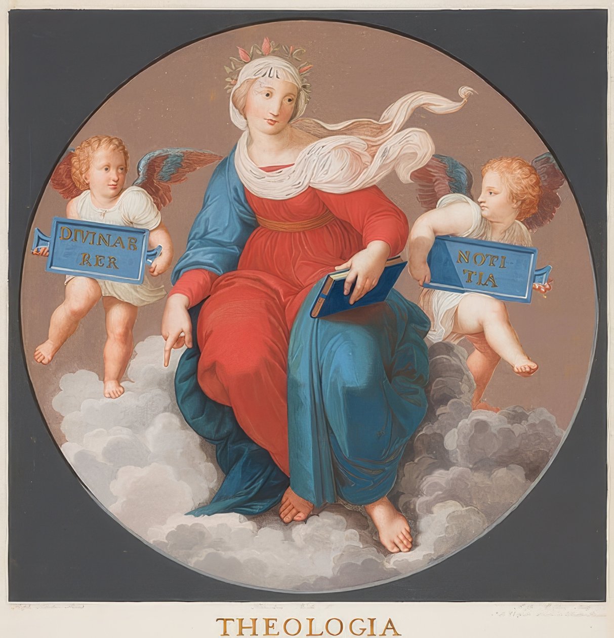 Theologie (Signature Rooms) autorstwa Bernardino Nocchi