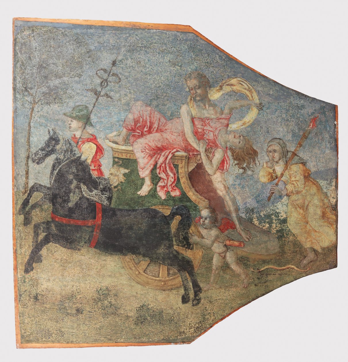 Gwałt Prozerpiny, ca. 1509. autorstwa Bernardino Pinturicchio