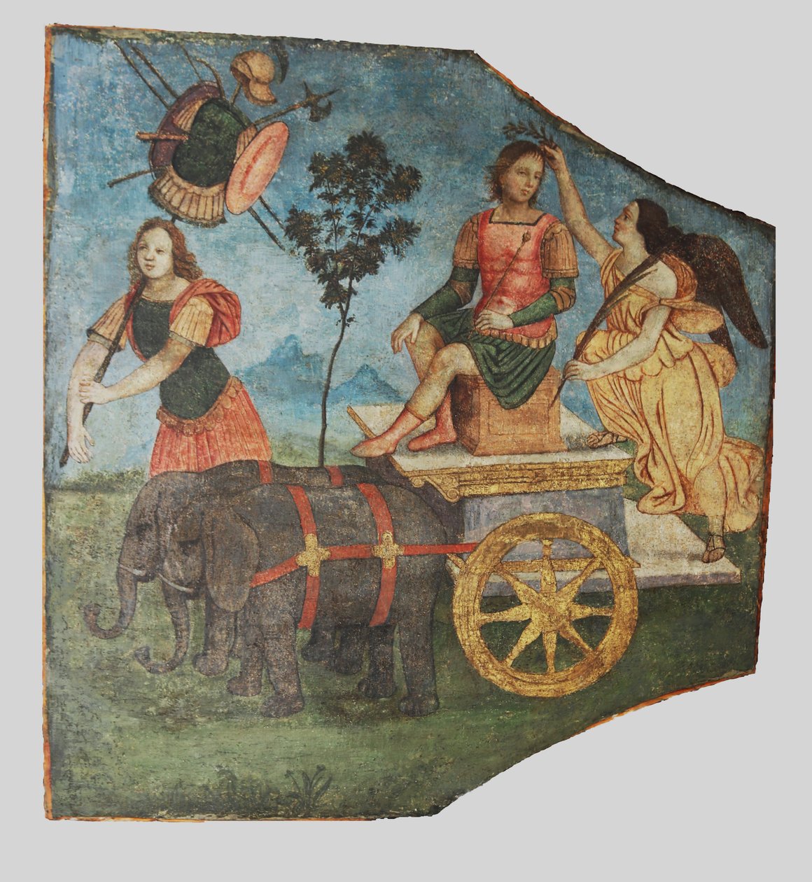 Triumf Aleksandra, ca. 1509. autorstwa Bernardino Pinturicchio