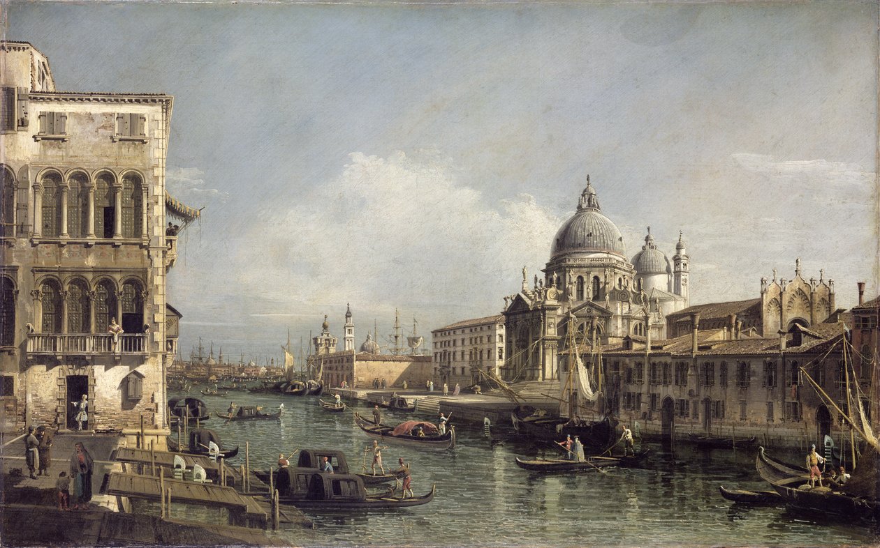 Wejście na Canal Grande w Wenecji autorstwa Bernardo Bellotto