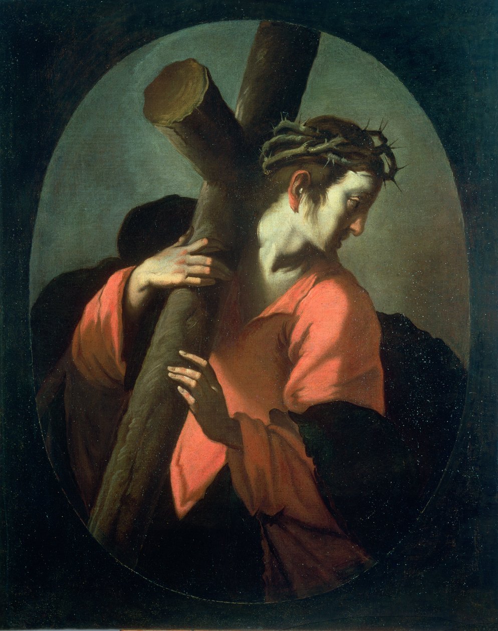 Chrystus niosący krzyż, ok. 1608-09 autorstwa Bernardo Strozzi