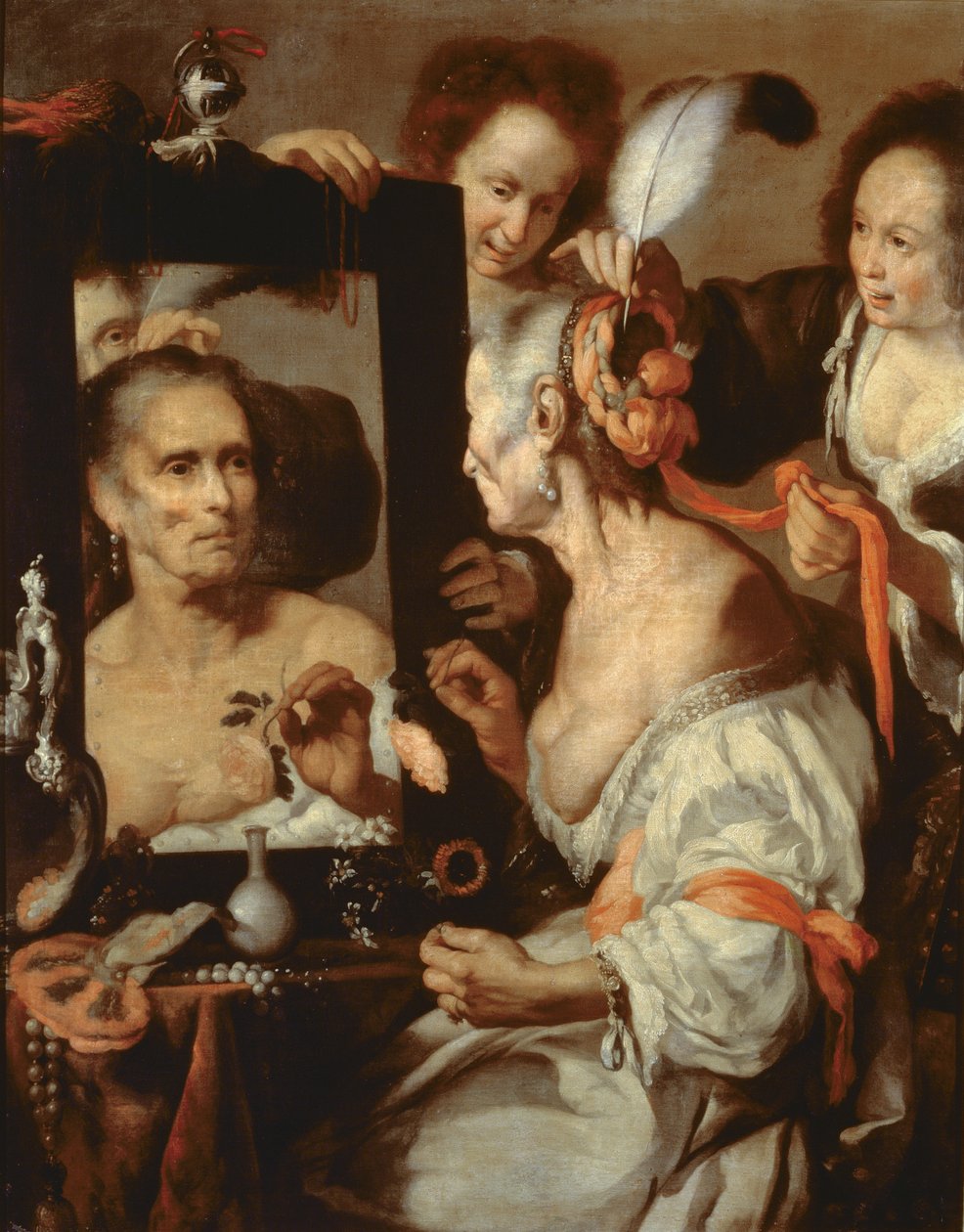 Stara kokietka autorstwa Bernardo Strozzi