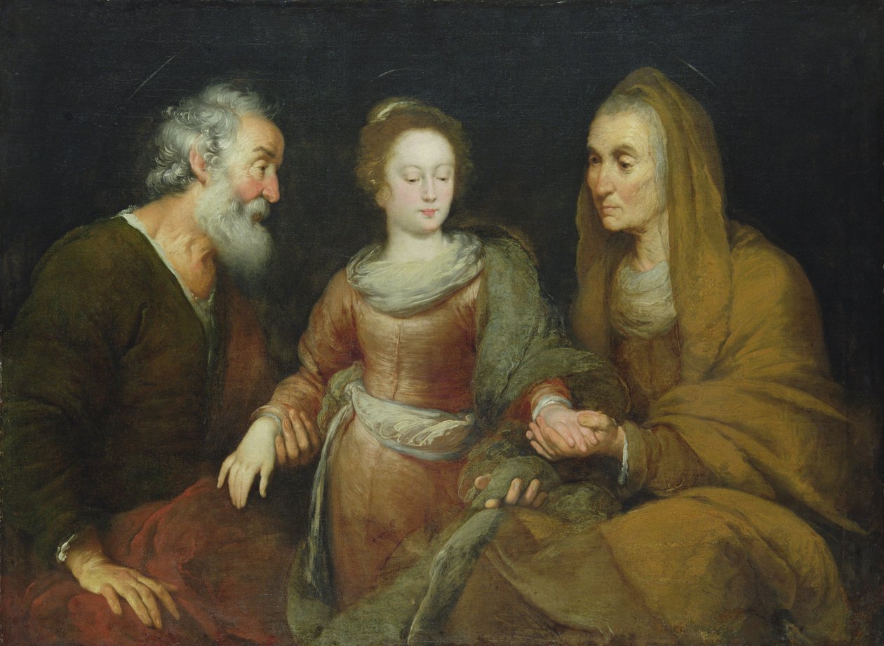 Wychowanie Marii autorstwa Bernardo Strozzi