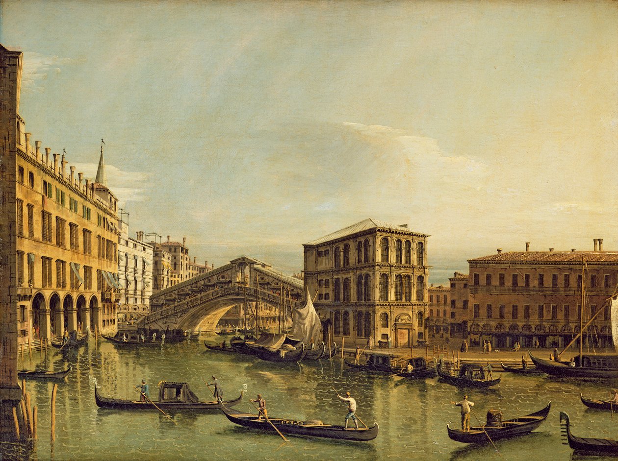 Canal Grande, Wenecja autorstwa Bernardo Bellotto