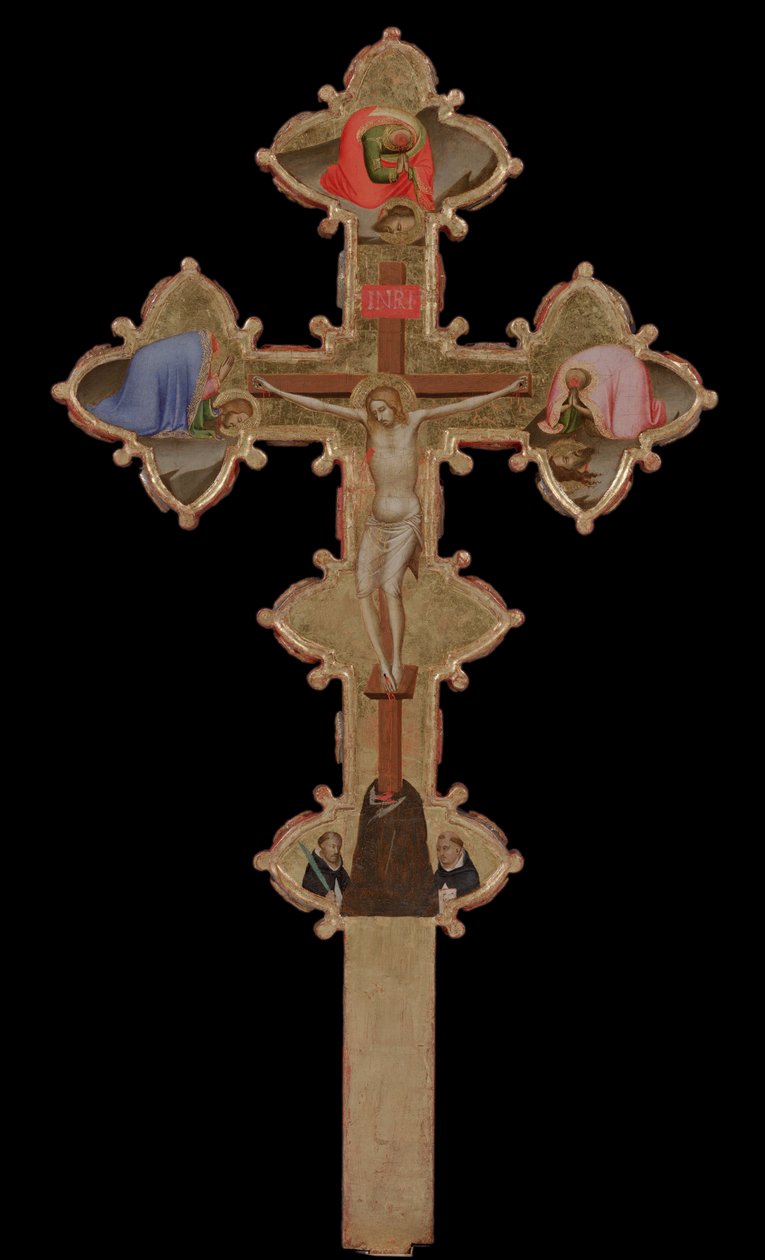 Przenośny, dwustronny krzyż, 1335-1340 autorstwa Bernardo Daddi