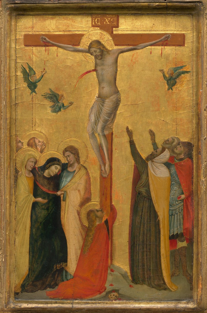 Ukrzyżowanie, c. 13201325. autorstwa Bernardo Daddi
