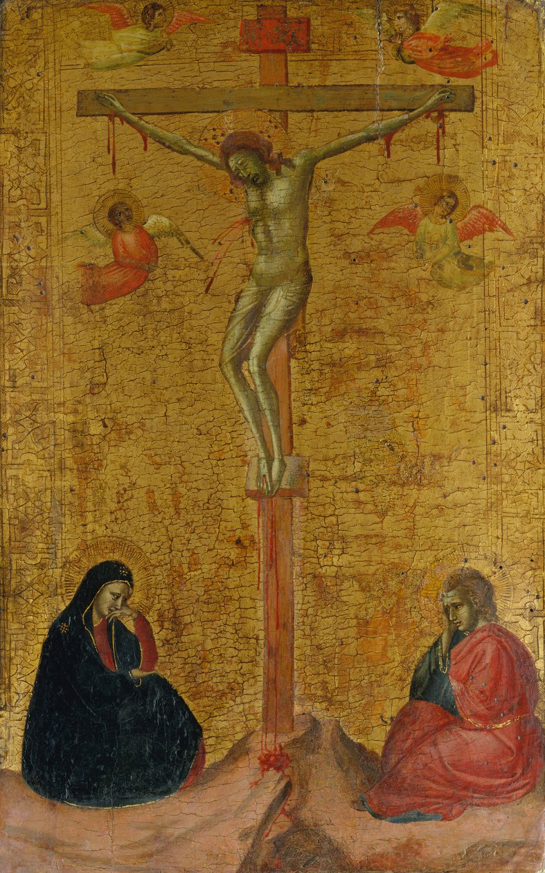 Ukrzyżowanie, ca. 1325-30. autorstwa Bernardo Daddi
