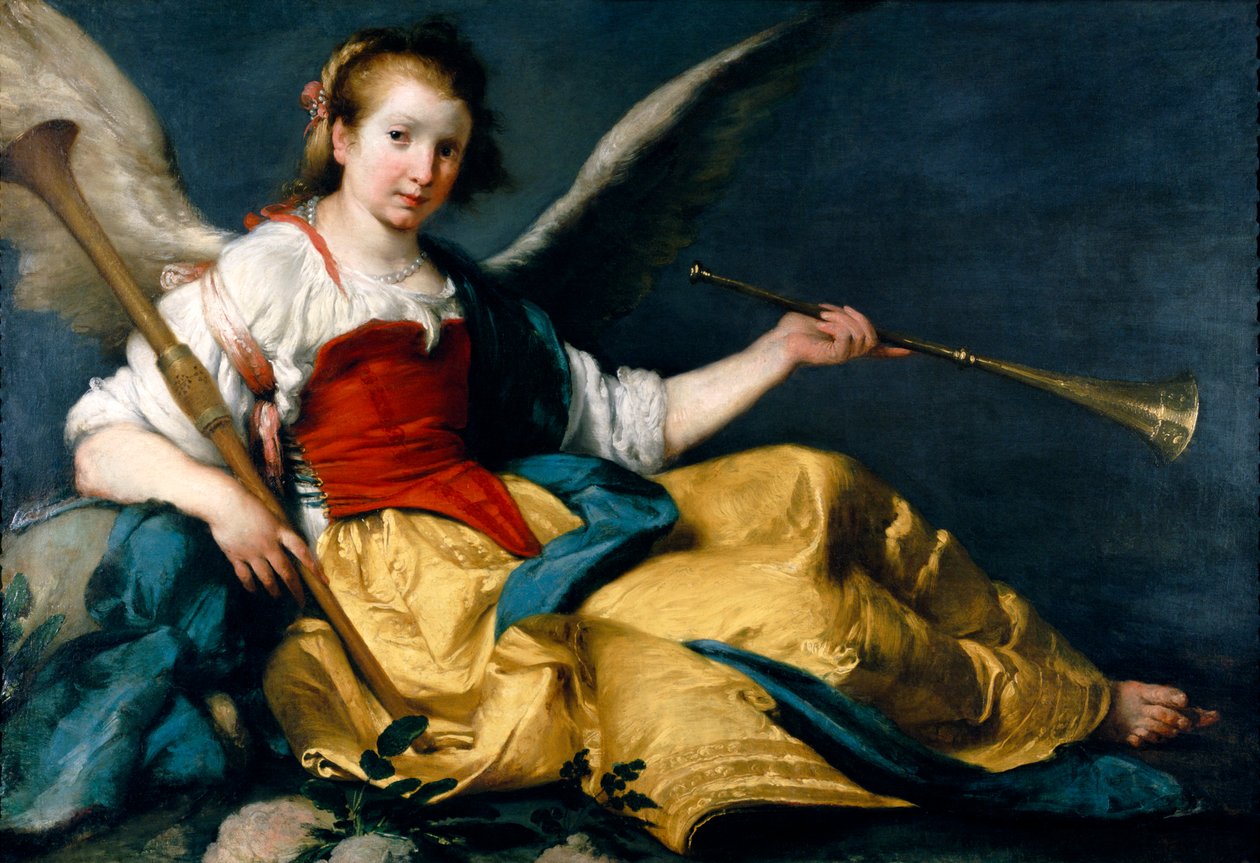 Alegoria sławy autorstwa Bernardo Strozzi