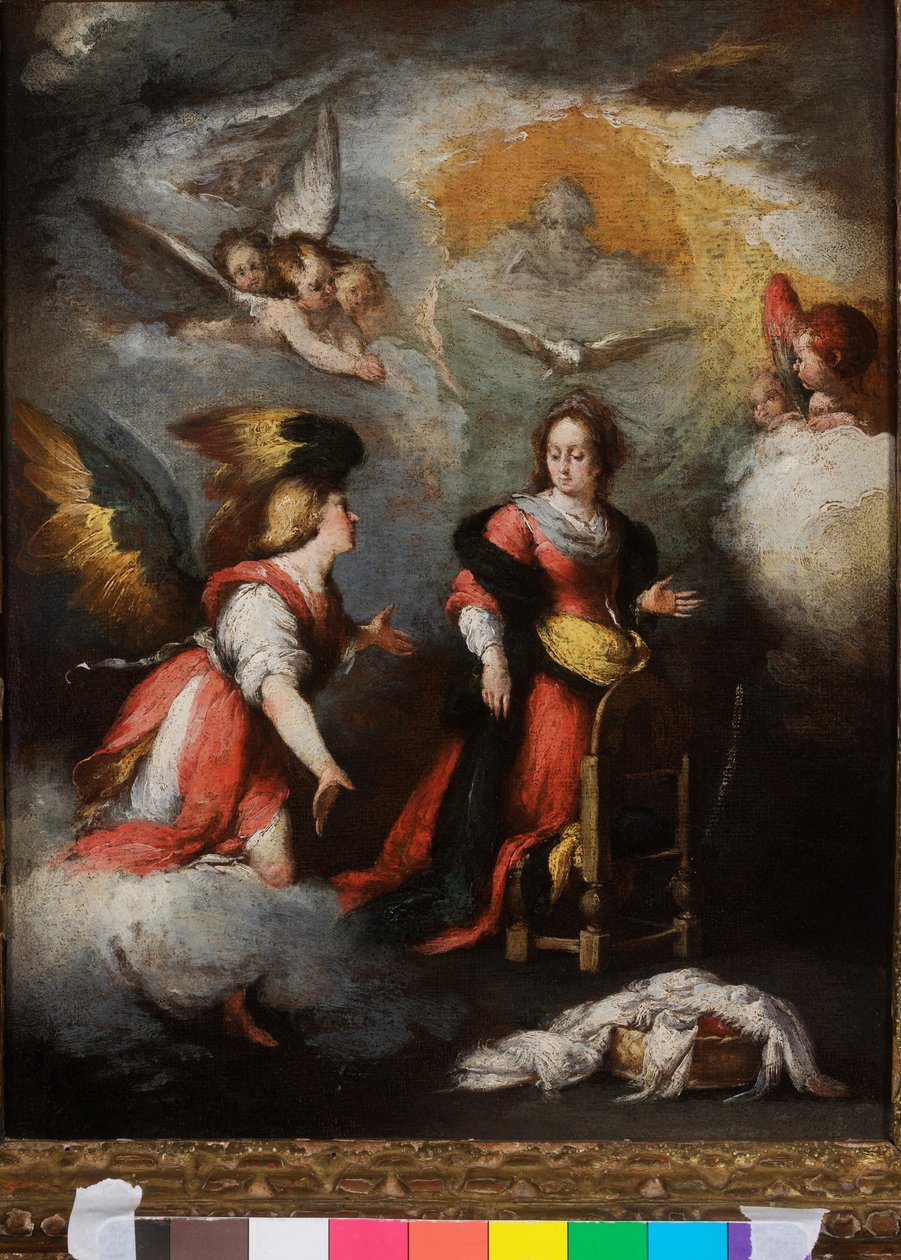 zwiastowanie autorstwa Bernardo Strozzi