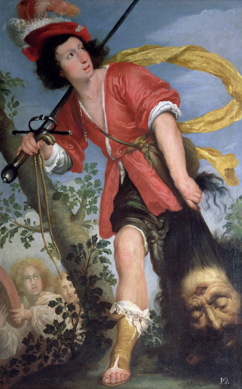 Dawid z głową Goliata autorstwa Bernardo Strozzi