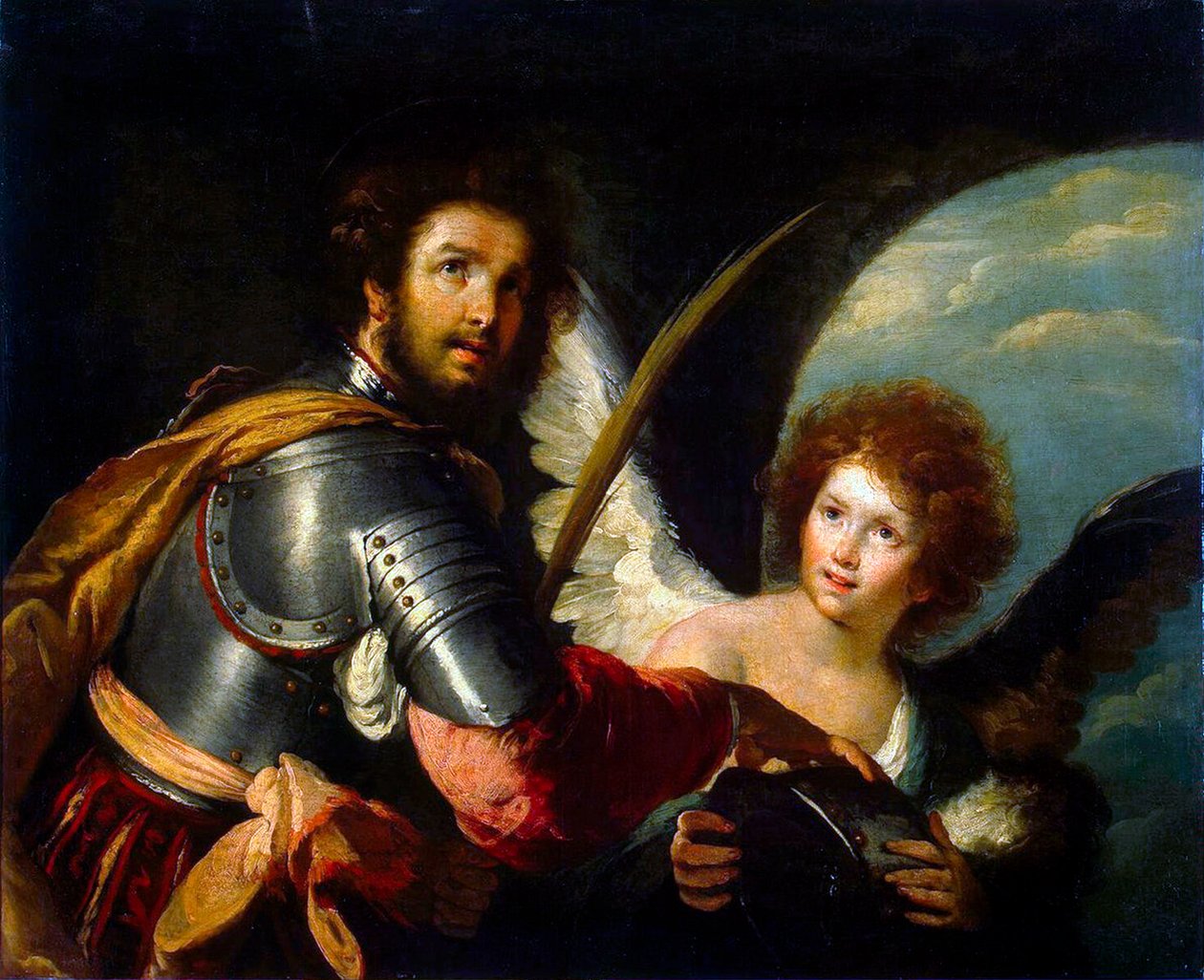 Święty Secundus i Anioł”, ok. 1640. autorstwa Bernardo Strozzi