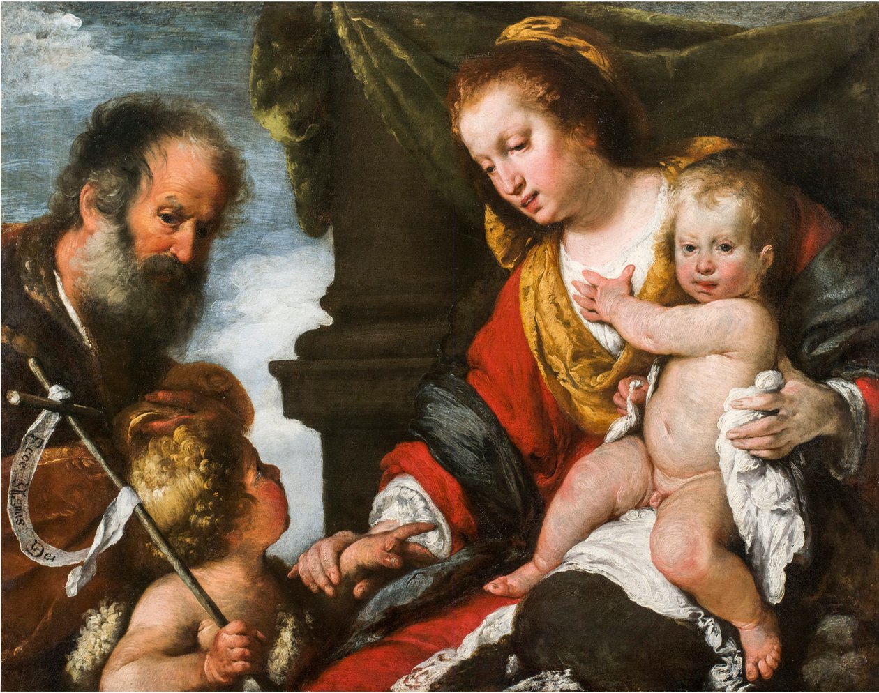 Święta Rodzina. autorstwa Bernardo Strozzi