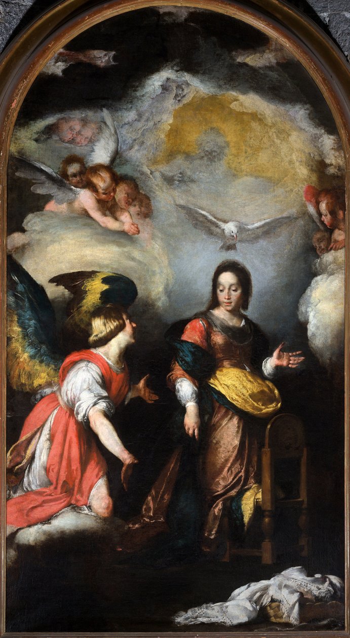 Najświętsze Wcielenie (Niepokalane Poczęcie), Ołtarz autorstwa Bernardo Strozzi