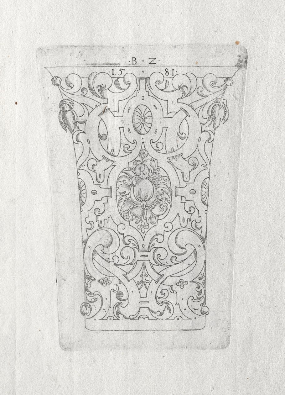 Ozdobna zlewka, 1581. autorstwa Bernhard Zan