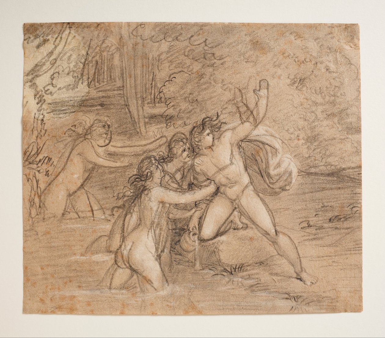 Hylas i nimfy wodne autorstwa Bertel Thorvaldsen