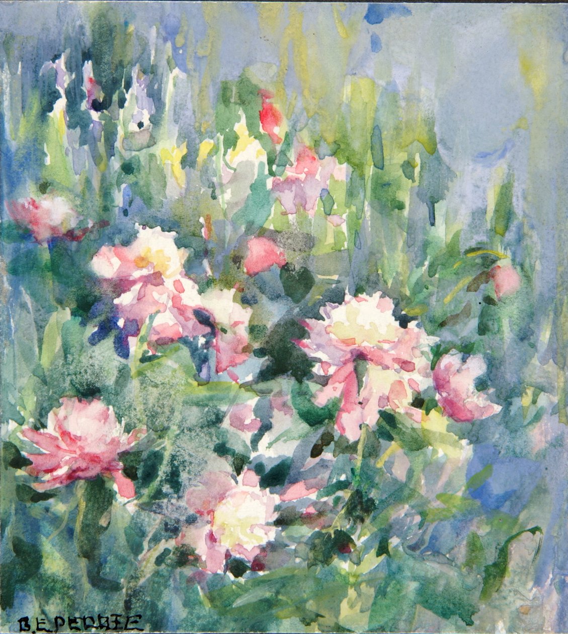 Kwiaty bez tytułu, 1916. autorstwa Bertha Eversfield Perrie