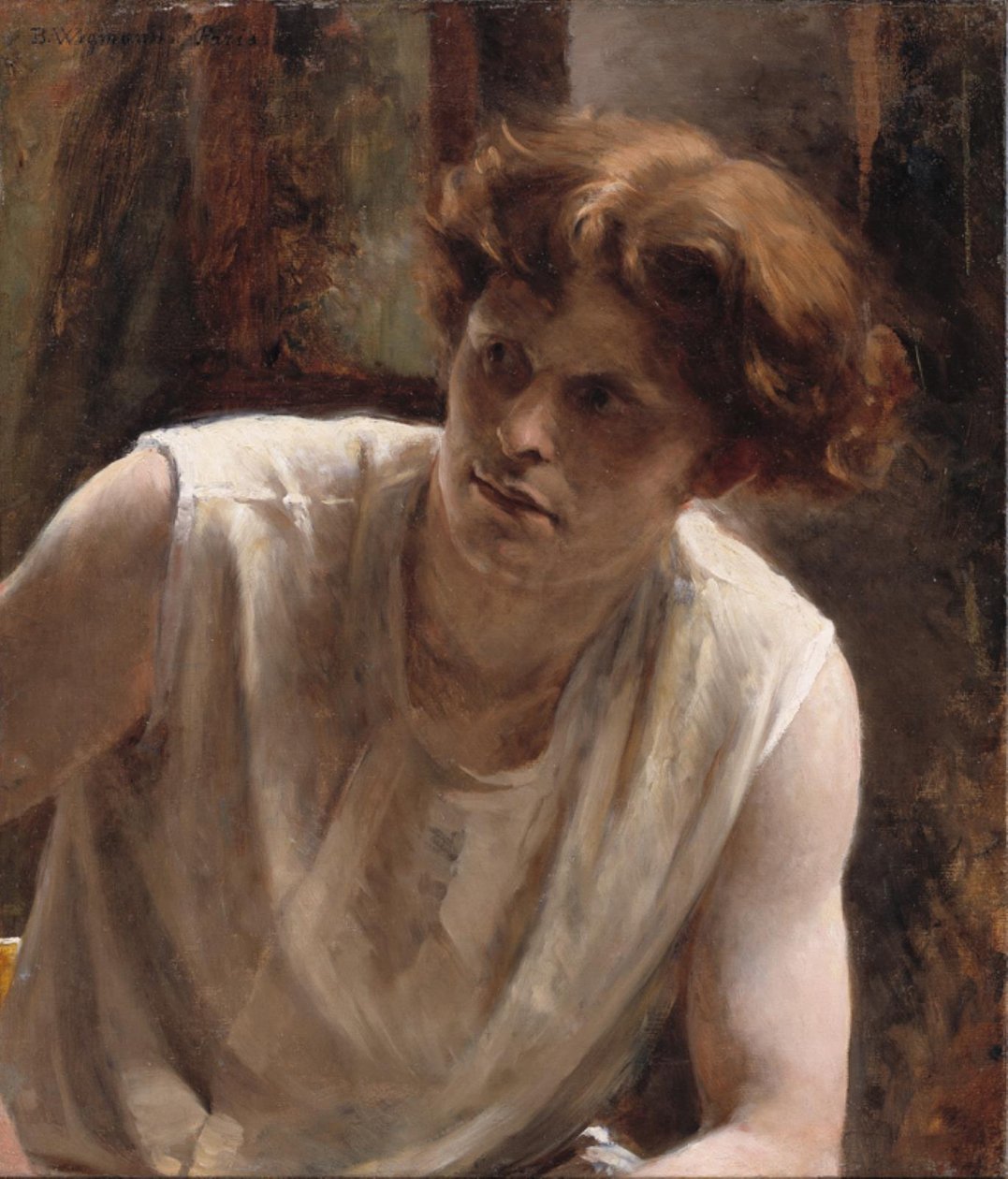 Studium modelki autorstwa Bertha Wegmann