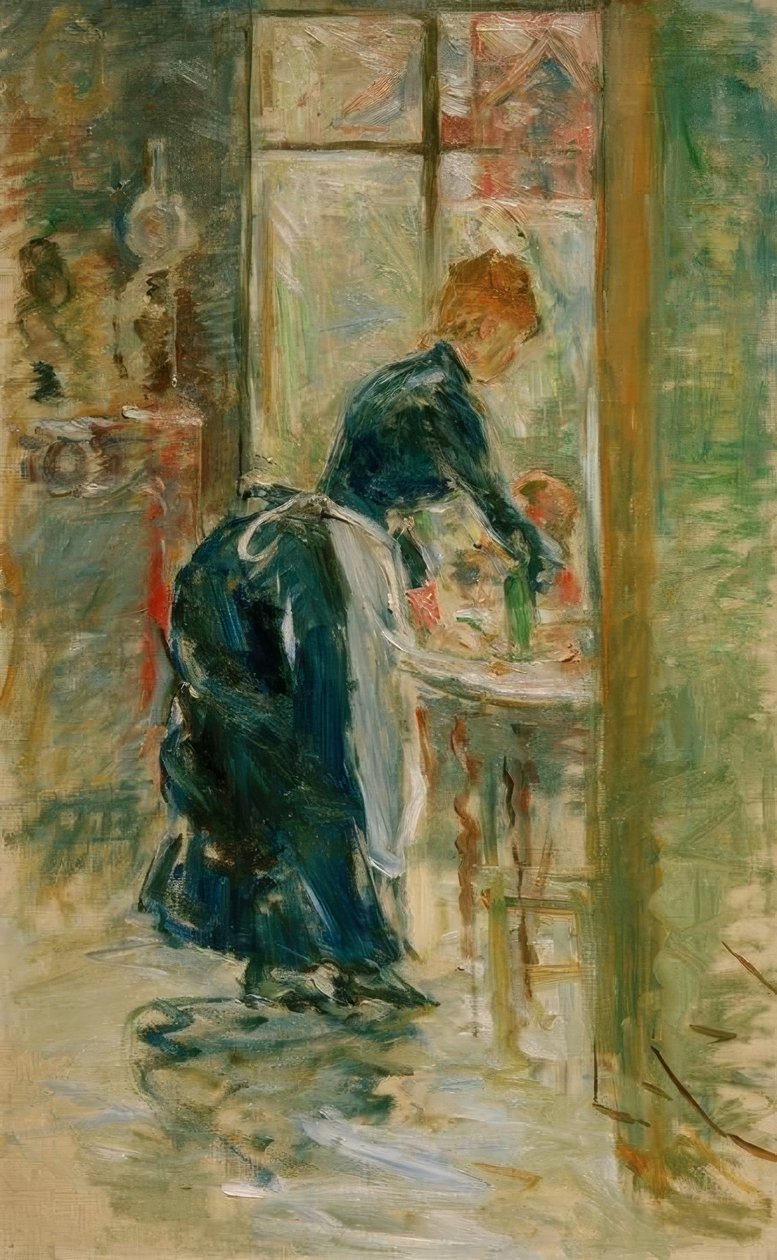 Mała pokojówka autorstwa Berthe Morisot