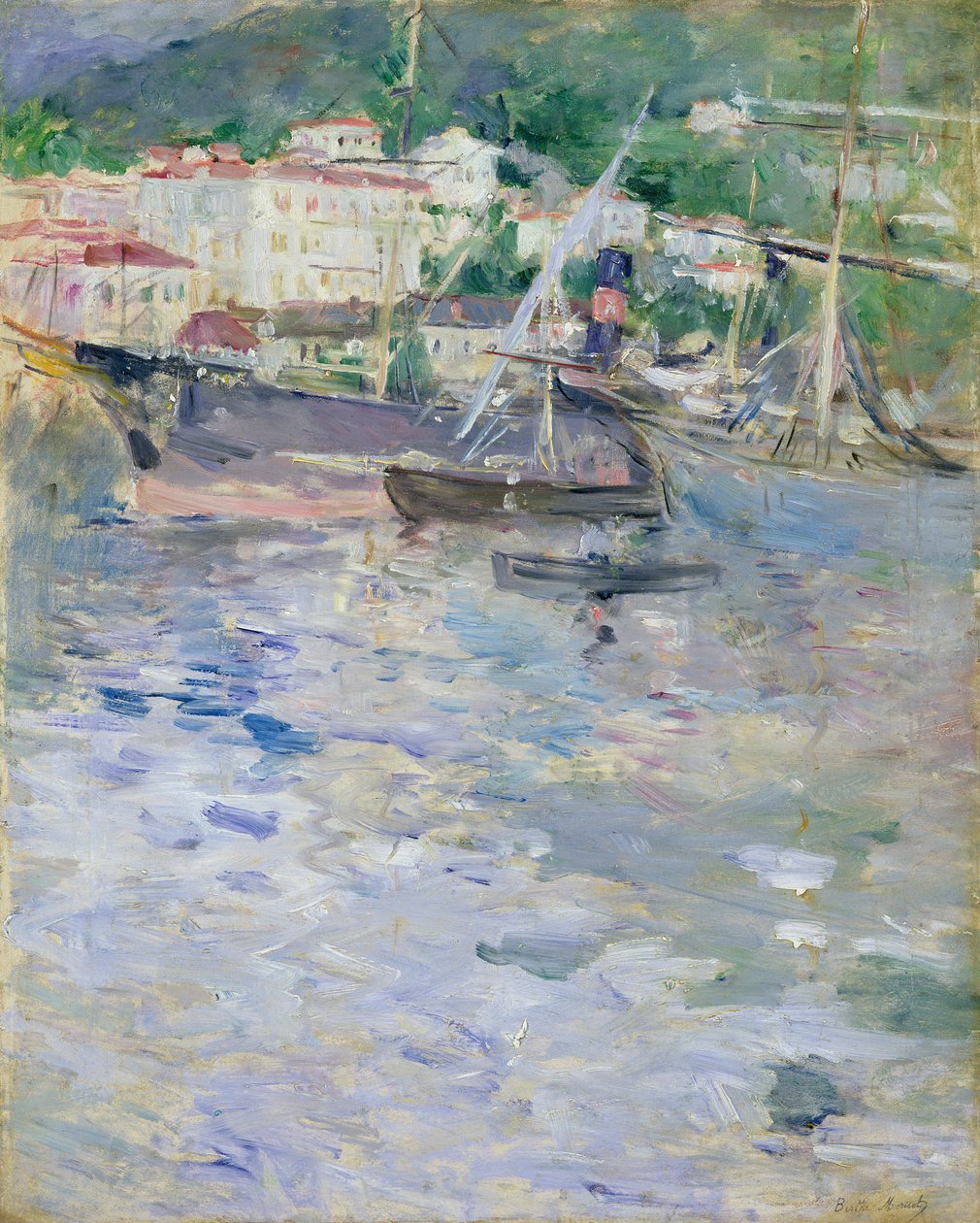 Port, Nicea, 1882 r. autorstwa Berthe Morisot