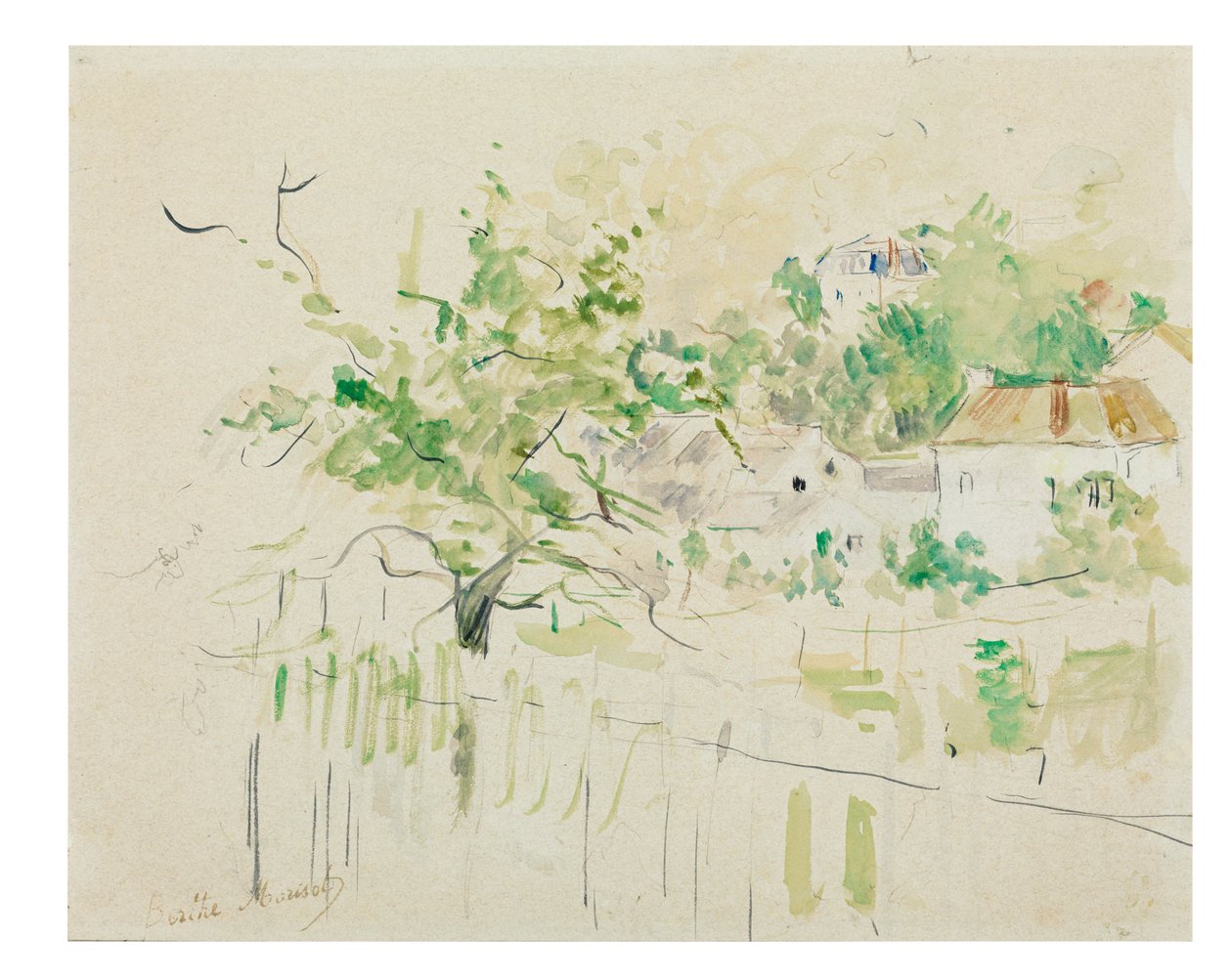 Bougival, 1884 autorstwa Berthe Morisot