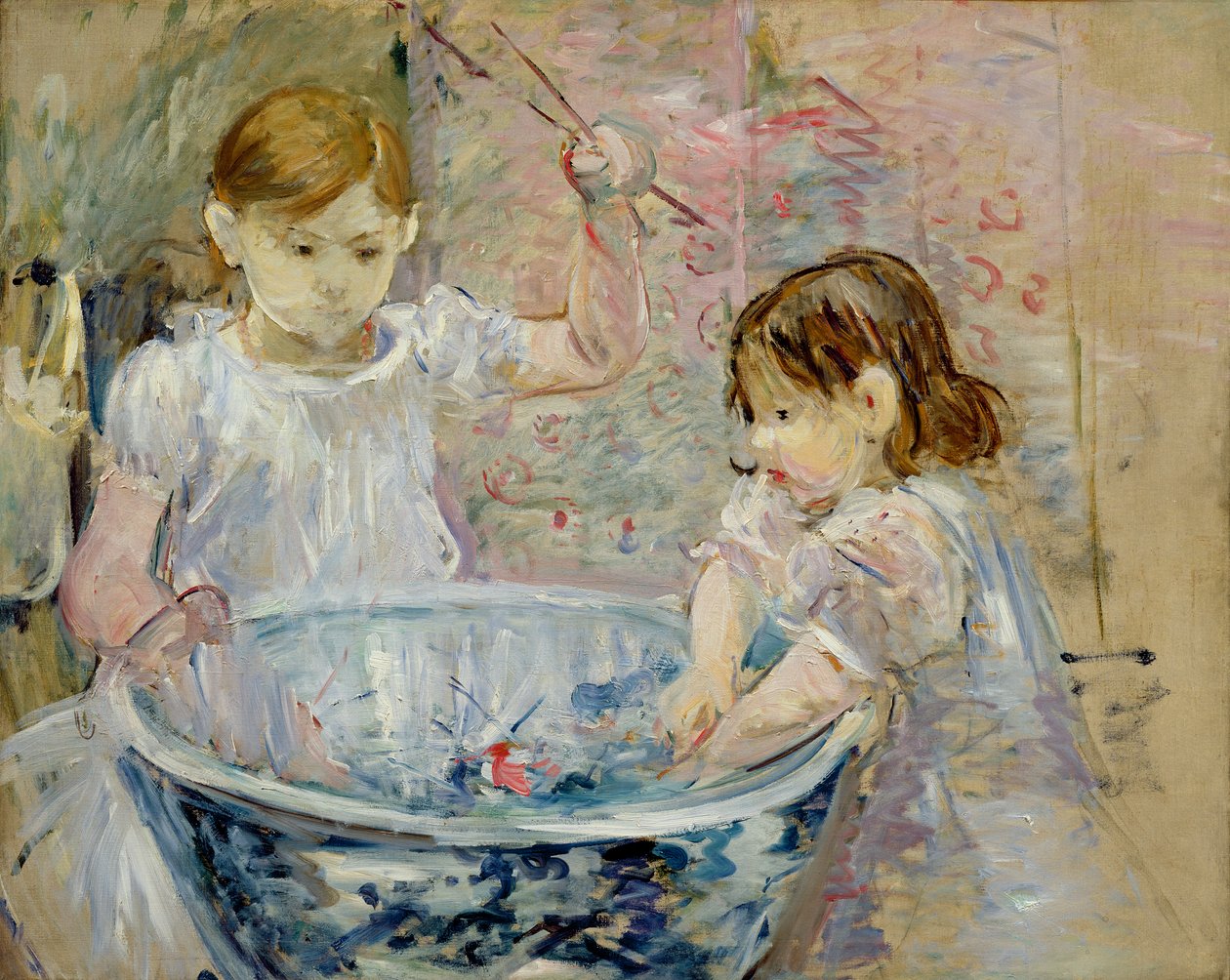 Dzieci w Zagłębiu, 1886 autorstwa Berthe Morisot