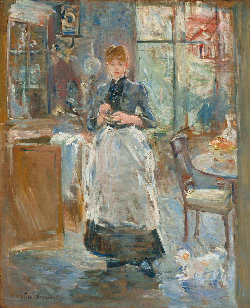 W jadalni autorstwa Berthe Morisot