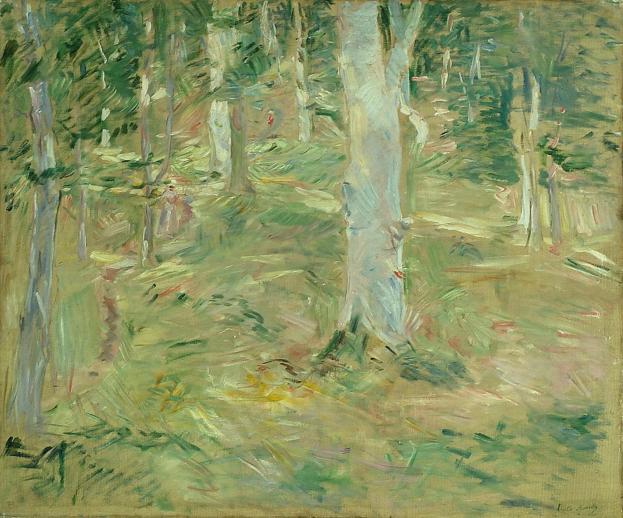 Las Compiègne, 1885. autorstwa Berthe Morisot