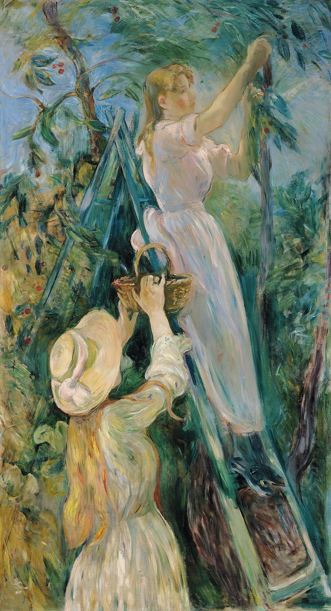Francuski:  Le Cerisier autorstwa Berthe Morisot