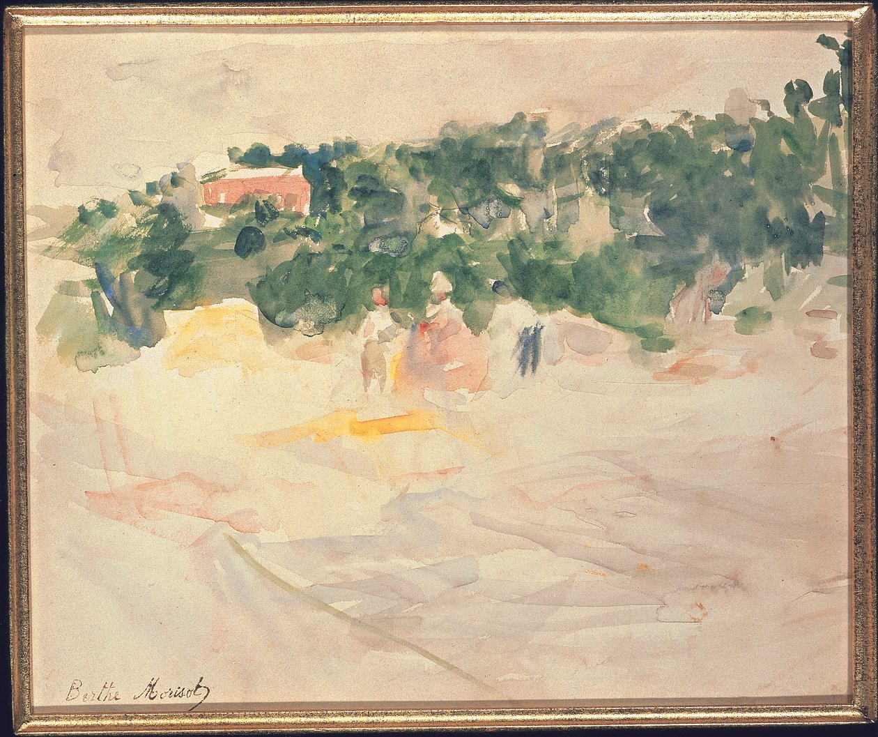 Żniwa w Bougival, 1882 autorstwa Berthe Morisot